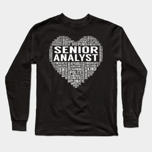 Senior Analyst Heart Long Sleeve T-Shirt